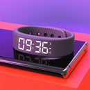 Smart LED Waterproof Wristband with Pedometer & Vibration Alarm