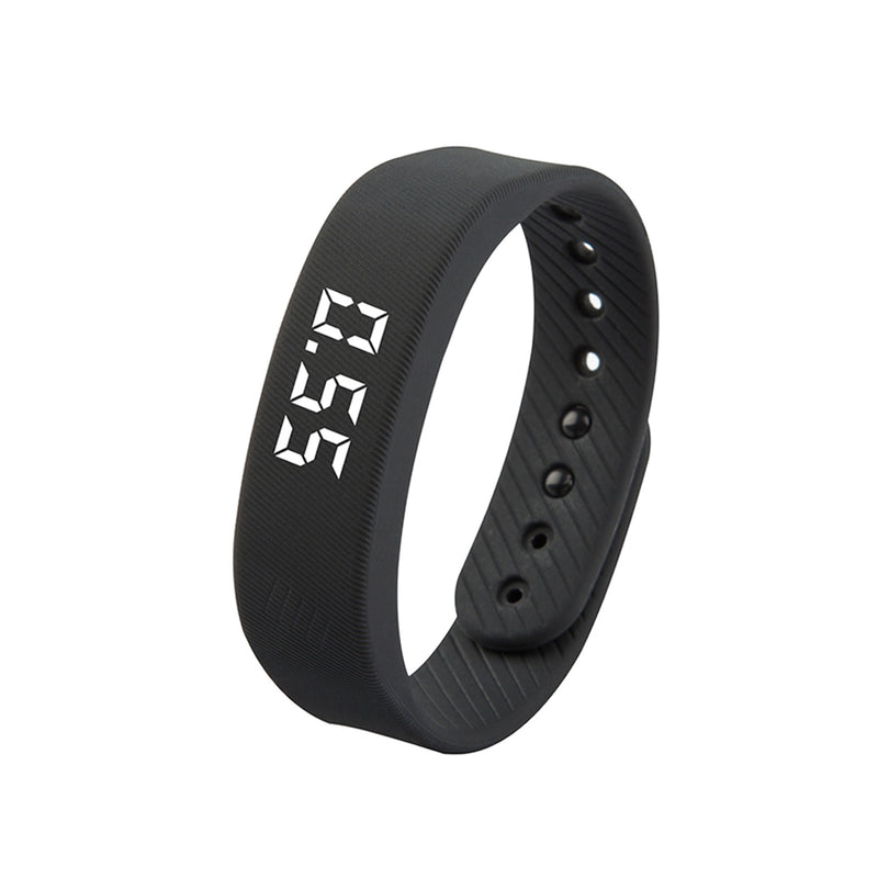 Smart LED Waterproof Wristband with Pedometer & Vibration Alarm