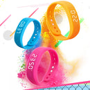 Smart LED Waterproof Wristband with Pedometer & Vibration Alarm
